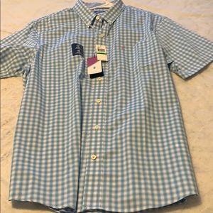 Brand new w/ tags Light blue short sleeve shirt